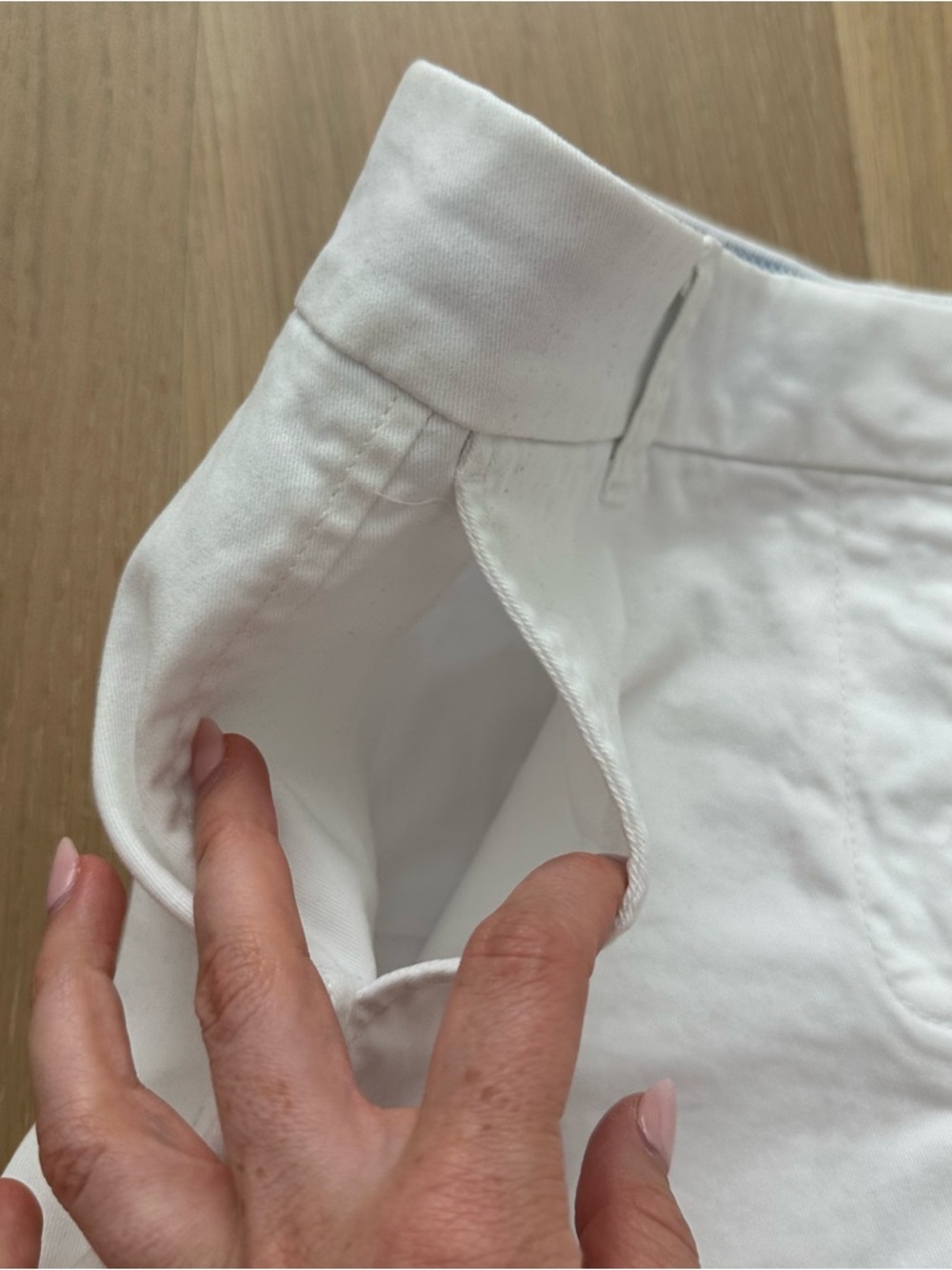 J Crew 3.5" Classic Chino Short White Womens Size 6 - Picture 9 of 16
